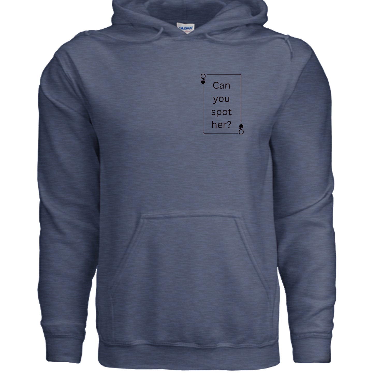 Heather Sport Dark Navy - G185 - FRONT