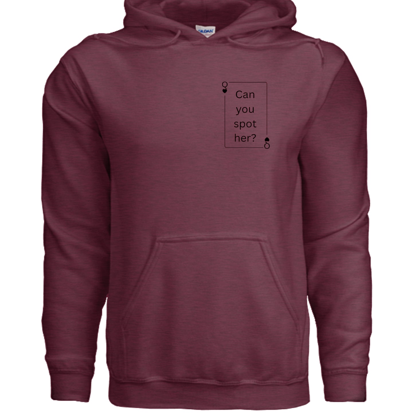 Heather Sport Dark Maroon - G185 - FRONT
