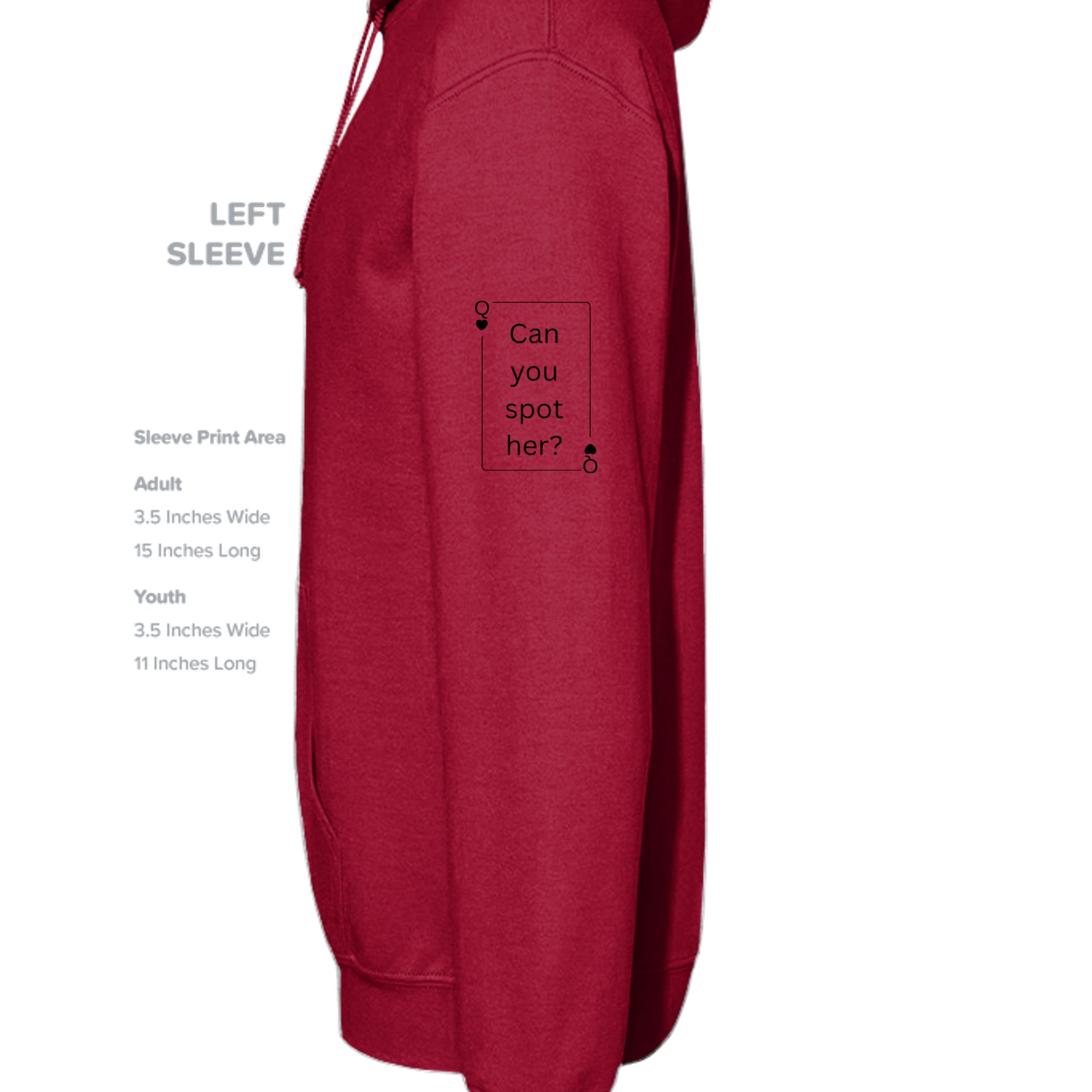 CARDINAL RED - G185 - SLEEVE_LEFT