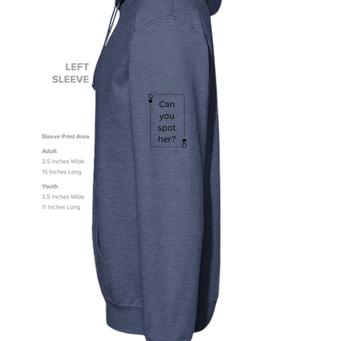 Heather Sport Dark Navy - G185 - SLEEVE_LEFT