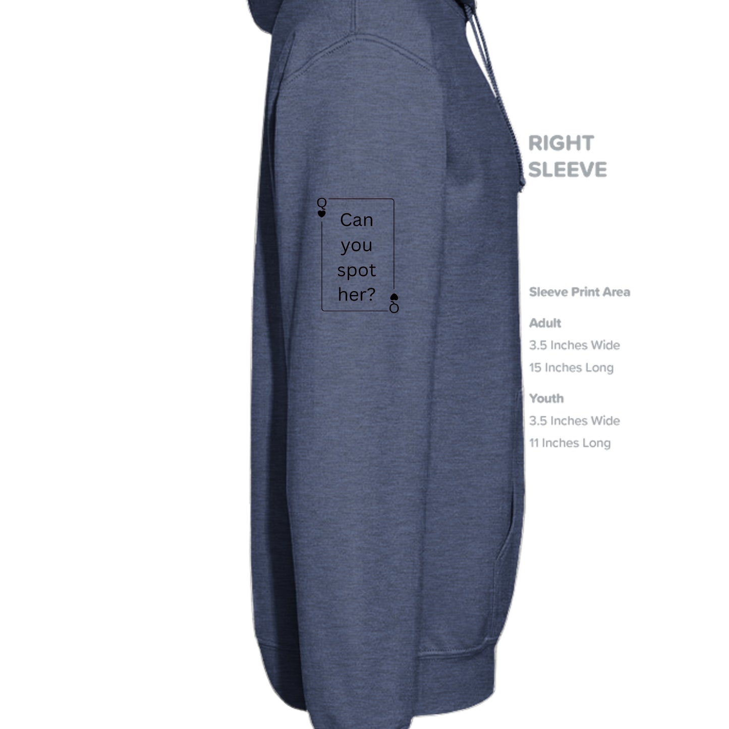 Heather Sport Dark Navy - G185 - SLEEVE_RIGHT