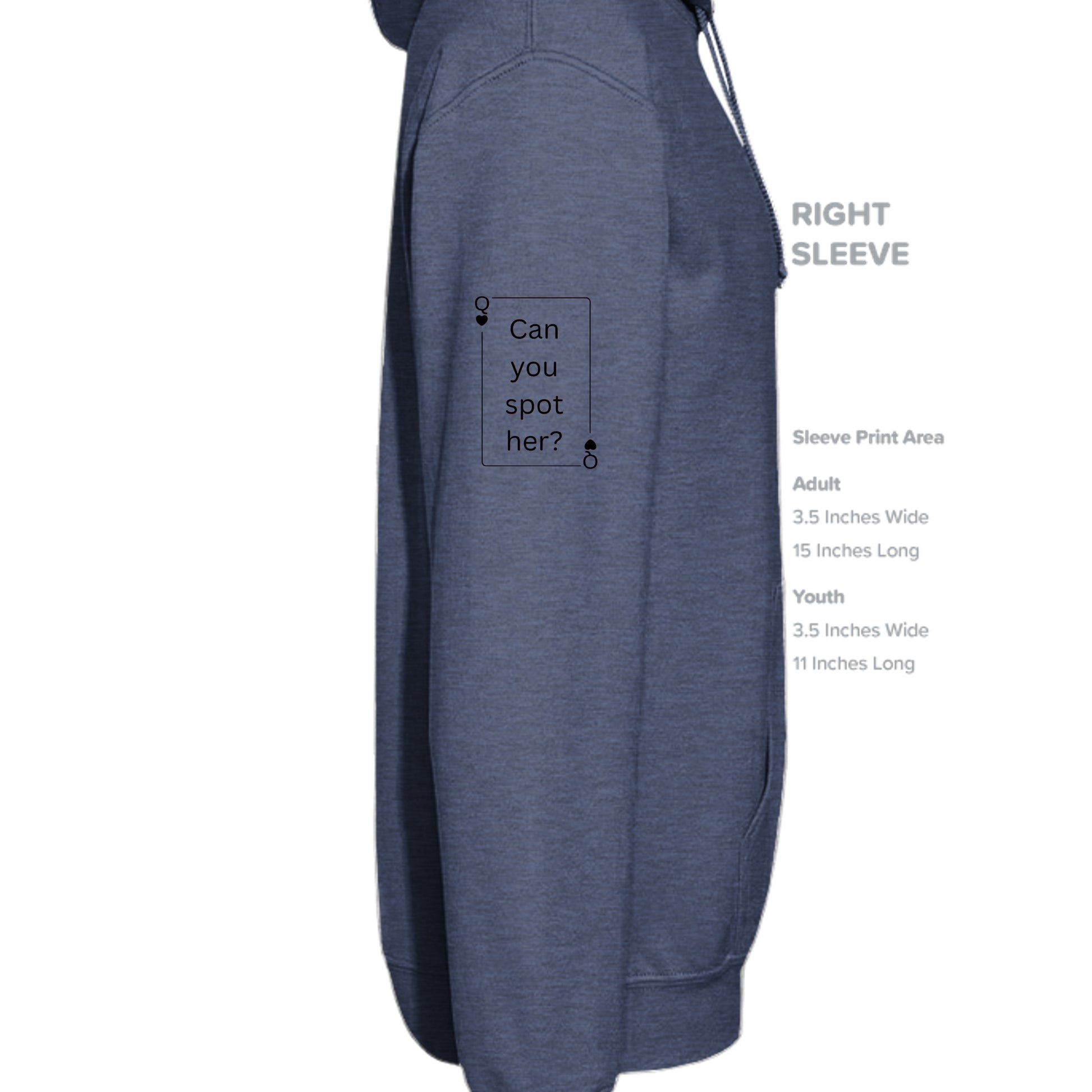 Heather Sport Dark Navy - G185 - SLEEVE_RIGHT