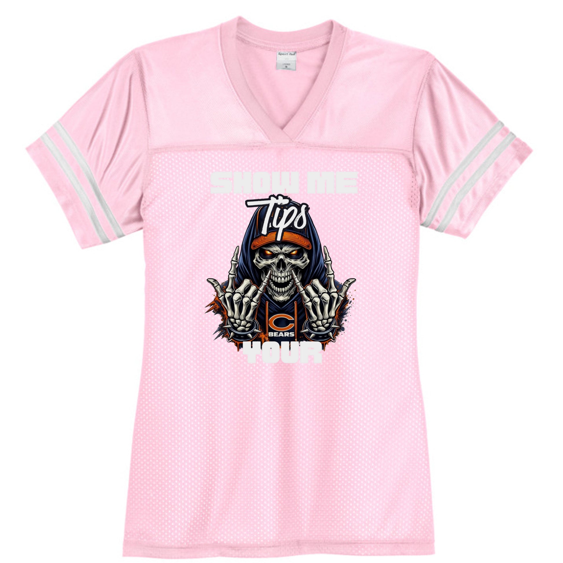Lt Pink/White - LST307 - FRONT
