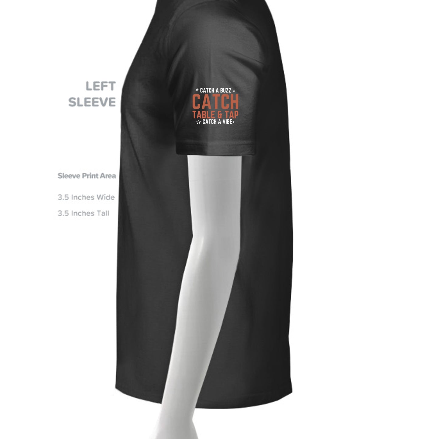 Black/ White - LST307 - SLEEVE_LEFT