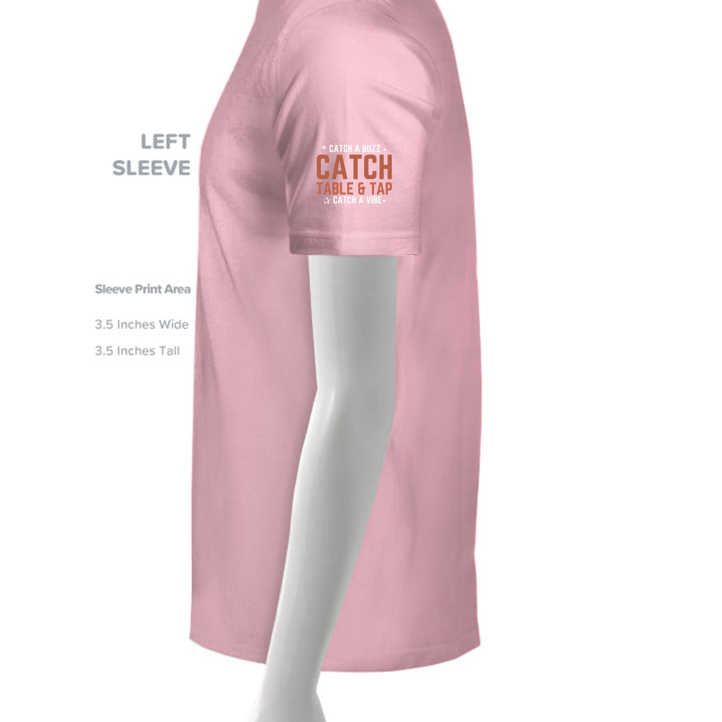 Lt Pink/White - LST307 - SLEEVE_LEFT